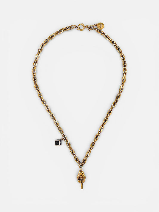 Collier L’Effronté Étincelant Bingo Club bijou audacieux et brillant