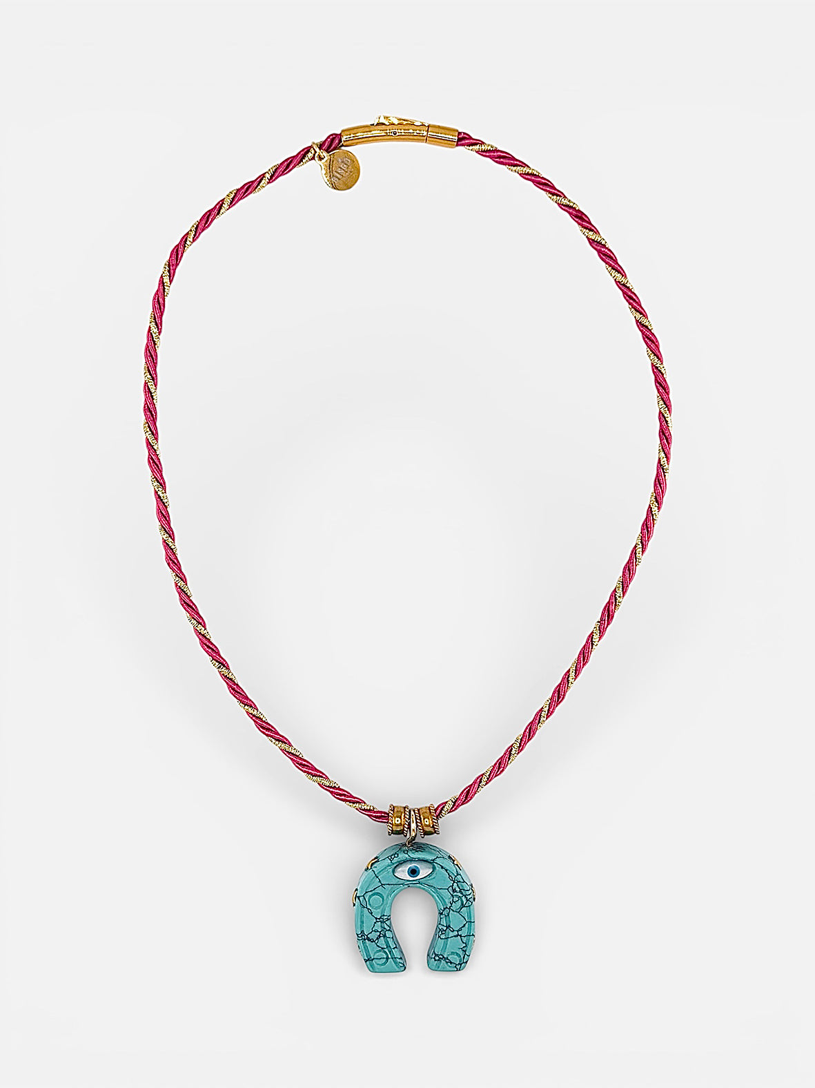 Collier Le Vegas avec pendentif pierre Turquoise naturelle Bingo Club